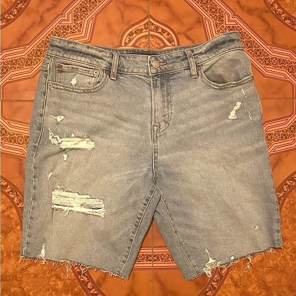 Blue Aeropostale jean shorts